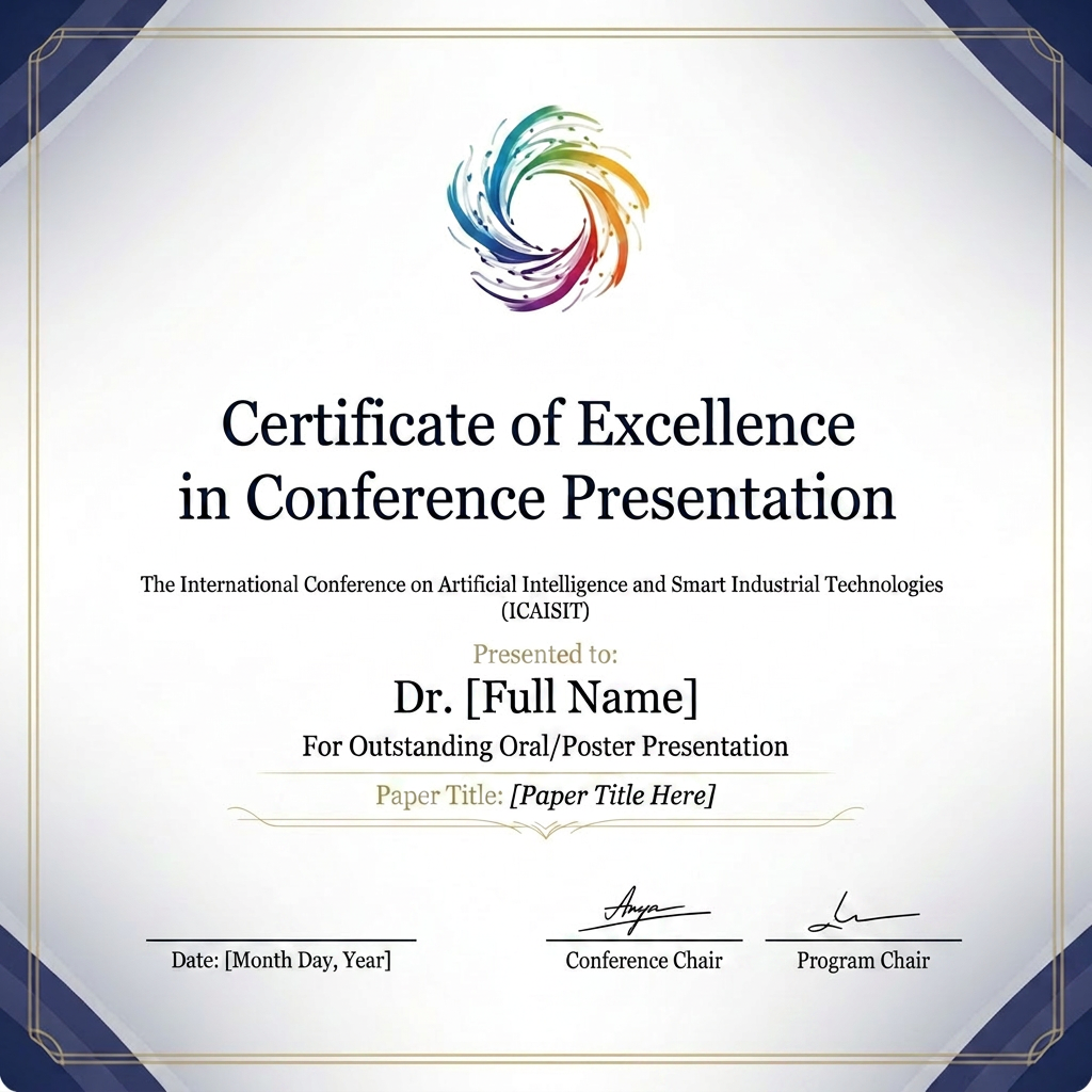Award certificate